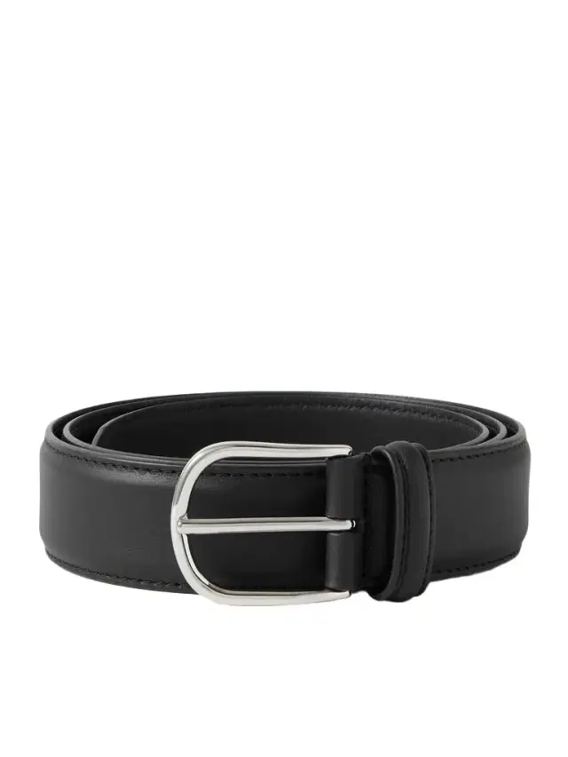3.5cm Leather Belt - Men 3.5cm Leather Belt - Men