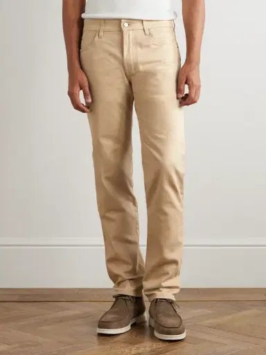 Loro Piana Quarona Slim-Fit Straight-Leg Jeans - Men | Thumbnail 3