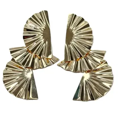 Wish Fine Jewelry 18KY 13,2g Cascade Fan Earrings | Thumbnail 1