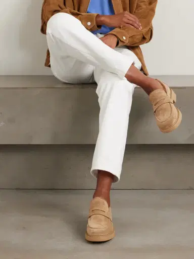 Gianvito Rossi Harris 20 Shearling-lined Suede Loafers | Thumbnail 2 Gianvito Rossi Harris 20 Shearling-lined Suede Loafers | Thumbnail 2
