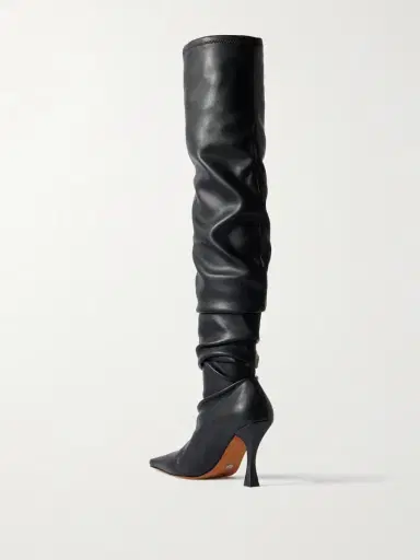 Proenza Schouler Trap Ruched Leather Over-the-knee Boots | Thumbnail 3 Proenza Schouler Trap Ruched Leather Over-the-knee Boots | Thumbnail 3