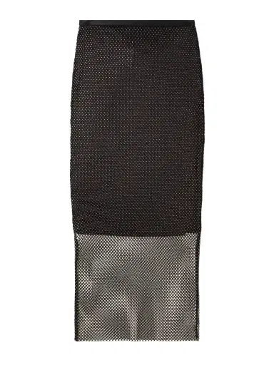 Sportmax Rete Crystal-embellished Mesh Midi Skirt | Thumbnail 1