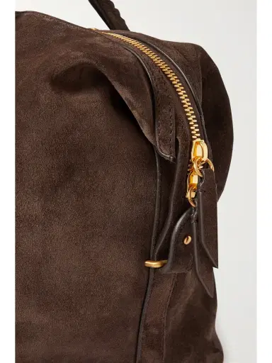 Métier Perriand City Medium Braided Leather-trimmed Suede Tote | Thumbnail 4