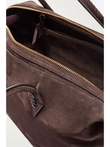 Métier Perriand City Medium Braided Leather-trimmed Suede Tote | Thumbnail 5