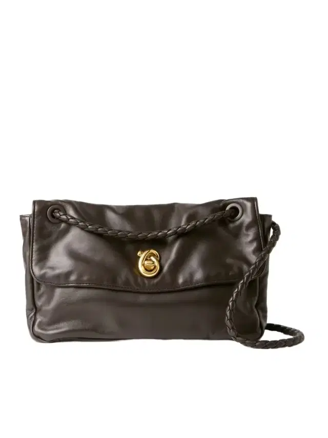 Madison Embellished Intrecciato-trimmed Leather Shoulder Bag
