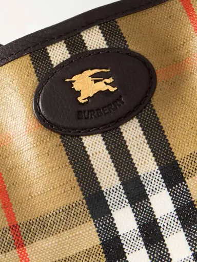 Burberry Highlands Checked Coated-canvas Tote | Thumbnail 4 Burberry Highlands Checked Coated-canvas Tote | Thumbnail 4