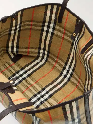 Burberry Highlands Checked Coated-canvas Tote | Thumbnail 5 Burberry Highlands Checked Coated-canvas Tote | Thumbnail 5
