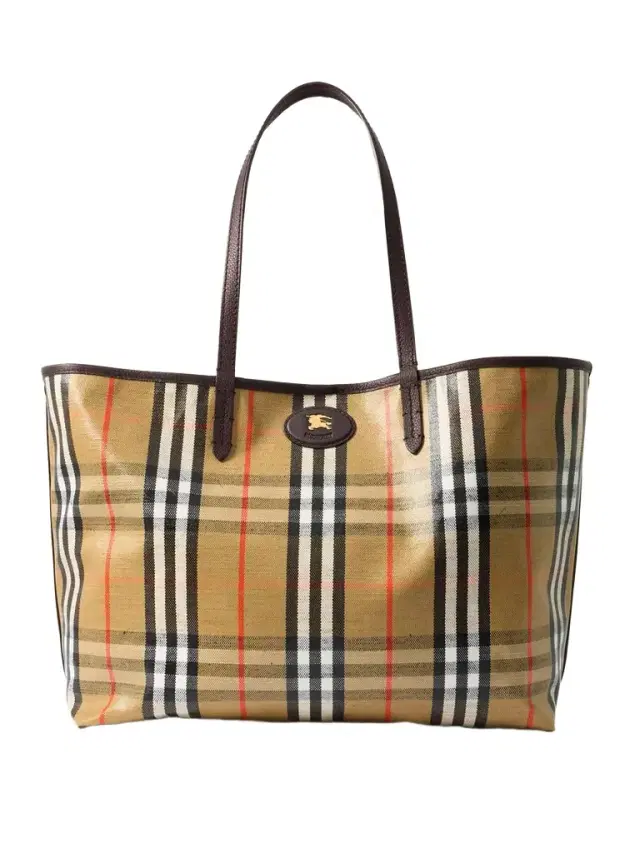 Highlands Checked Coated-canvas Tote