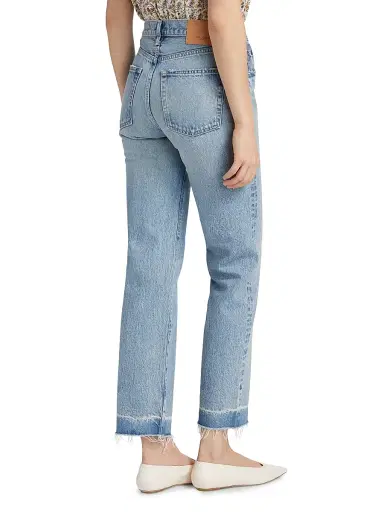 Moussy Vintage Women's Princeton Straight Mid-Rise Jeans | Thumbnail 5