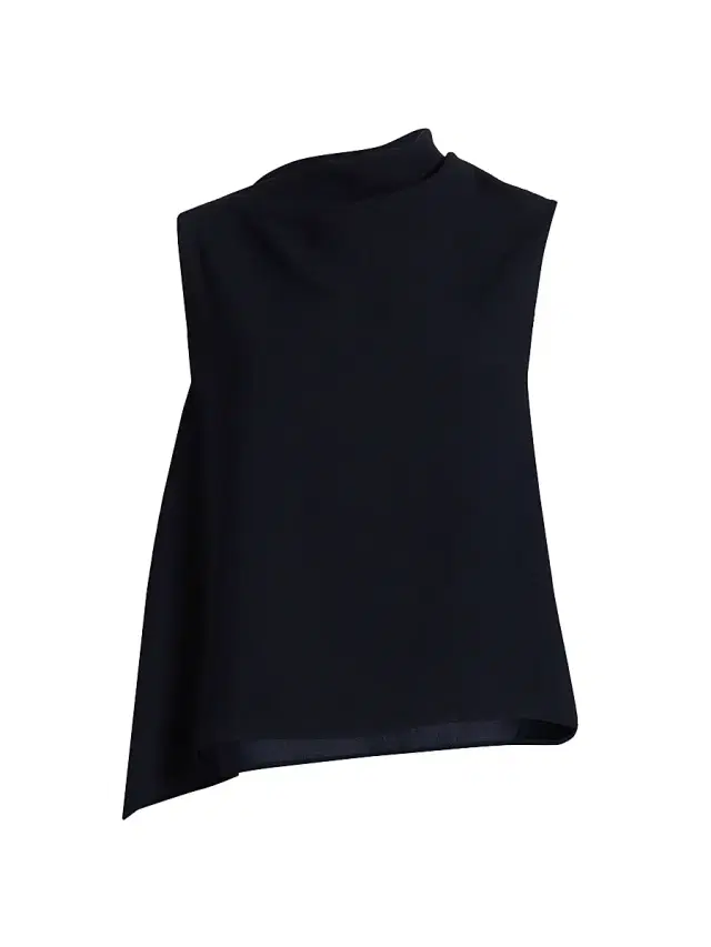 Vince Women's Draped Asymmetric A-Line Top - Coastal