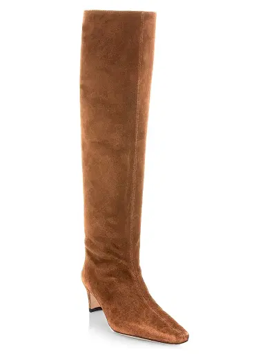 Staud Women's Wally Suede Knee-High Boots - Pine | Thumbnail 30 Staud Women's Wally Suede Knee-High Boots - Pine | Thumbnail 30