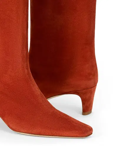 Staud Women's Wally Suede Knee-High Boots - Pine | Thumbnail 7 Staud Women's Wally Suede Knee-High Boots - Pine | Thumbnail 7