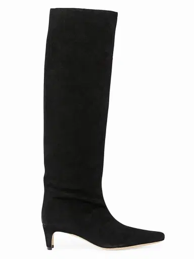 Staud Women's Wally Suede Knee-High Boots - Pine | Thumbnail 9 Staud Women's Wally Suede Knee-High Boots - Pine | Thumbnail 9