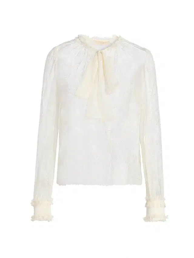 Ulla Johnson Women's Iliana Tieneck Lace Blouse - Pearl