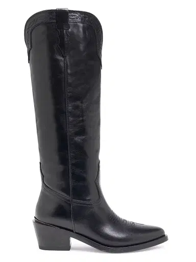 Partlow Women's Selena 55MM Leather Knee-High Boots - Nero - Size 6.5 | Thumbnail 1