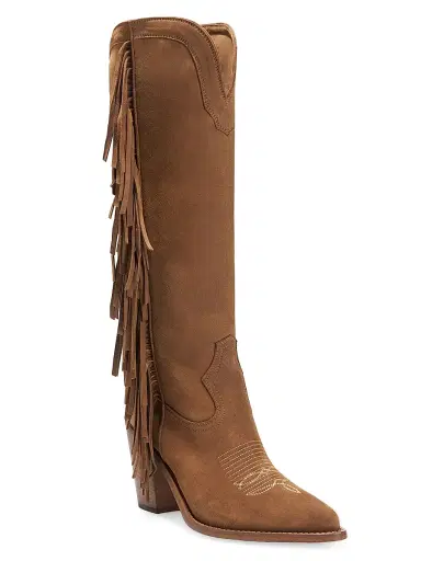 Partlow Women's Cami 90MM Fringed Suede Knee-High Boots | Thumbnail 2
