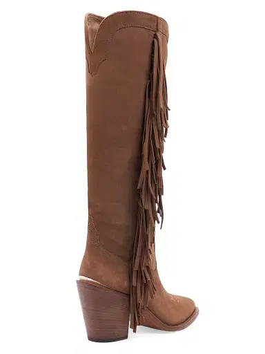 Partlow Women's Cami 90MM Fringed Suede Knee-High Boots - Brown - Size 11 | Thumbnail 3 Partlow Women's Cami 90MM Fringed Suede Knee-High Boots - Brown - Size 11 | Thumbnail 3