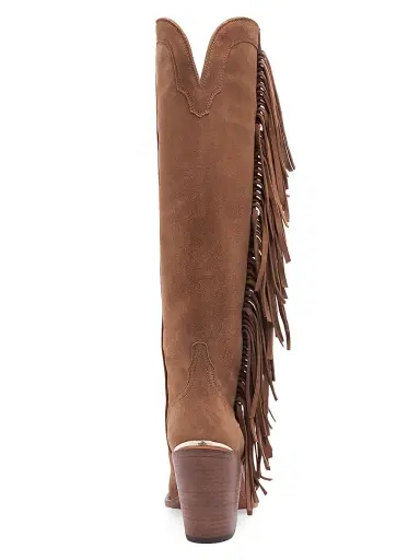 Partlow Women's Cami 90MM Fringed Suede Knee-High Boots | Thumbnail 4