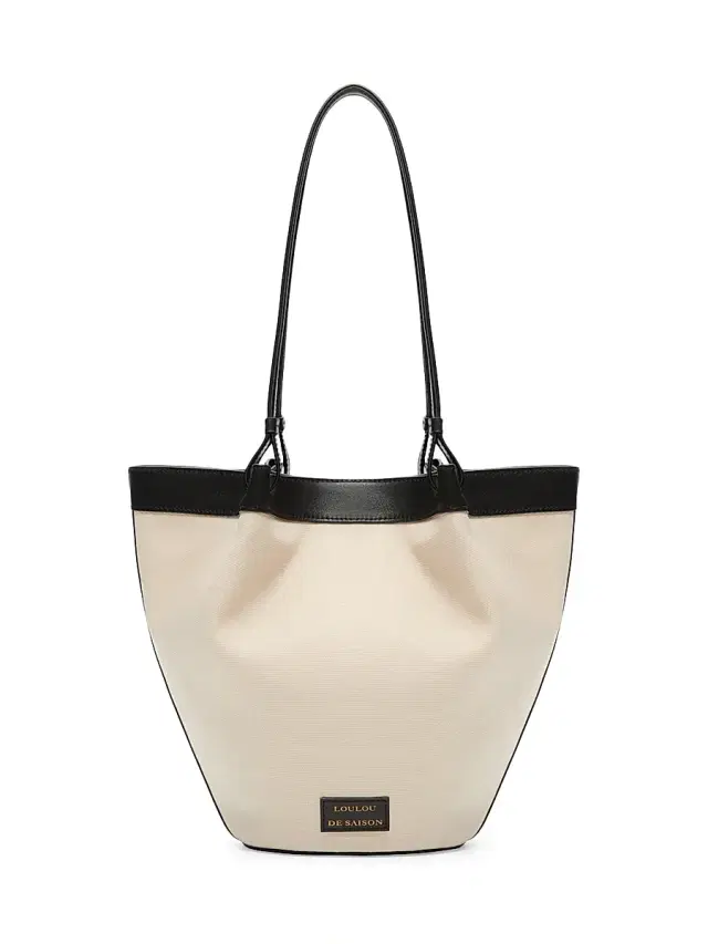 Loulou de Saison Women's Rios  Cotton Tote Bag - Natural Black