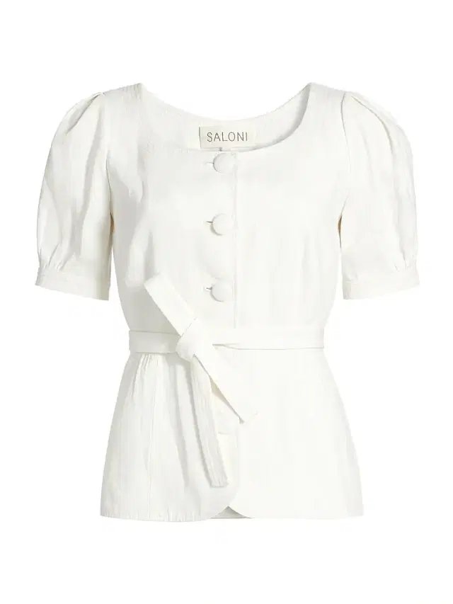 Saloni Women's Blanca Puff-Sleeve Jacket -