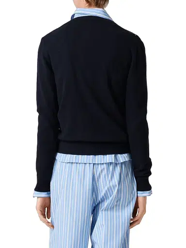Miu Miu Women's Cashmere Cardigan - Blue - Size 0 | Thumbnail 3 Miu Miu Women's Cashmere Cardigan - Blue - Size 0 | Thumbnail 3