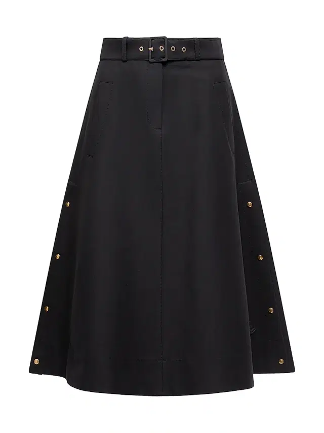 Women's Skirt in Cotton - Black