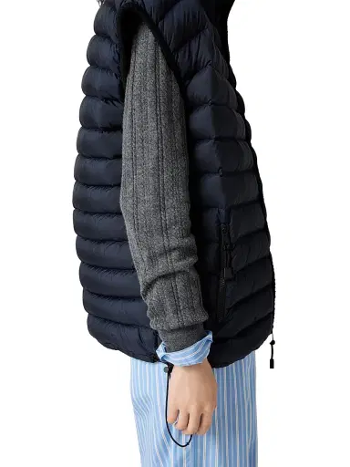 Miu Miu Women's Light Pongé Down Vest | Thumbnail 6 Miu Miu Women's Light Pongé Down Vest | Thumbnail 6
