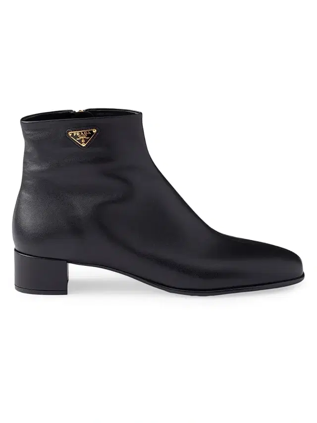 Prada Women's Nappa Leather Booties - Black