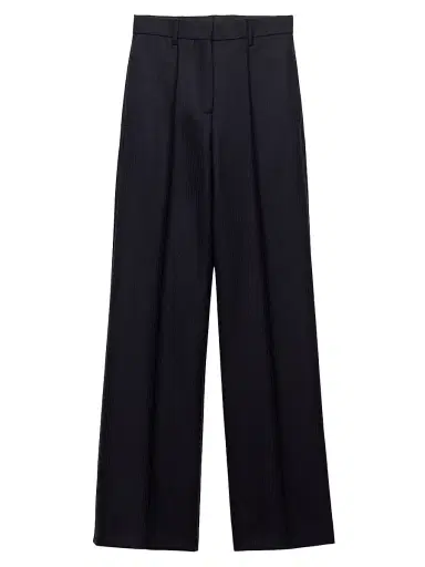 Prada Women's Wool Pants - Blue | Thumbnail 1 Prada Women's Wool Pants - Blue | Thumbnail 1