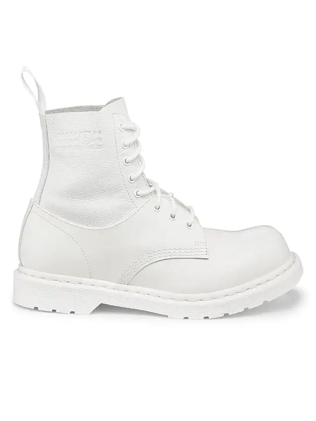 Men's Dr. Martens x Eye No Steel Toe Trunk Combat Boots - Vintage White Men's Dr. Martens x Eye No Steel Toe Trunk Combat Boots - Vintage White