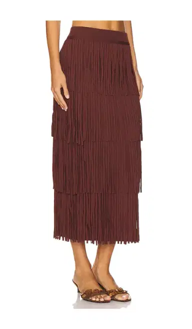 SIMONMILLER Za Za Knit Fringe Skirt | Thumbnail 2 SIMONMILLER Za Za Knit Fringe Skirt | Thumbnail 2