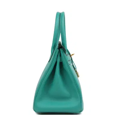 HERMÈS Hermes Birkin 30 Vert Verone Epsom Gold Hardware | Thumbnail 3 HERMÈS Hermes Birkin 30 Vert Verone Epsom Gold Hardware | Thumbnail 3