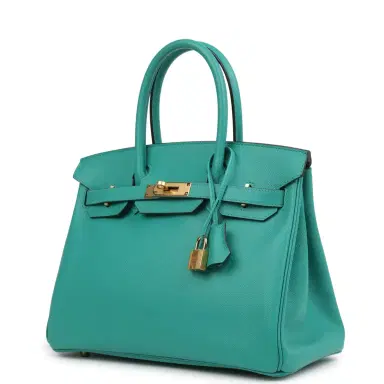 HERMÈS Hermes Birkin 30 Vert Verone Epsom Gold Hardware | Thumbnail 5 HERMÈS Hermes Birkin 30 Vert Verone Epsom Gold Hardware | Thumbnail 5