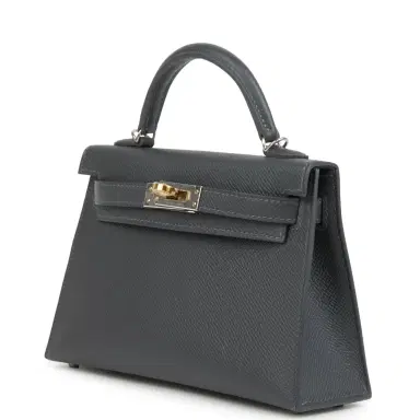 HERMÈS Hermes Kelly Sellier 20 Ardoise Epsom Electrum Hardware | Thumbnail 2