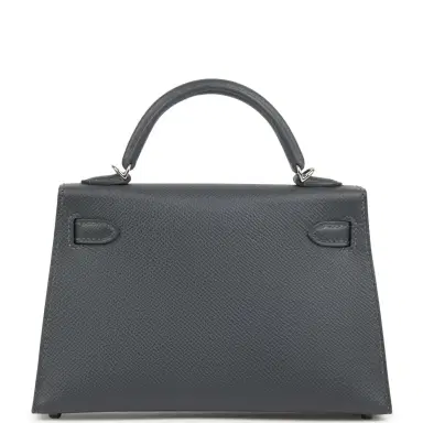 HERMÈS Hermes Kelly Sellier 20 Ardoise Epsom Electrum Hardware | Thumbnail 5