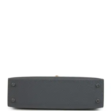HERMÈS Hermes Kelly Sellier 20 Ardoise Epsom Electrum Hardware | Thumbnail 6