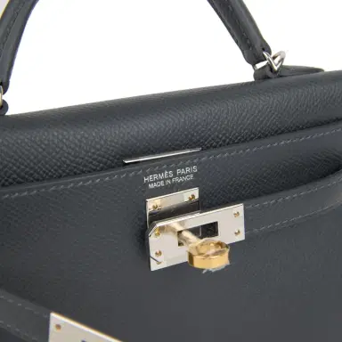 HERMÈS Hermes Kelly Sellier 20 Ardoise Epsom Electrum Hardware | Thumbnail 7