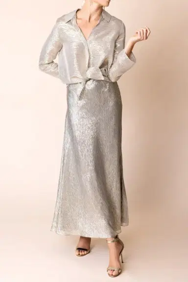 PETER COHEN Gabol Top - Silver | Thumbnail 2