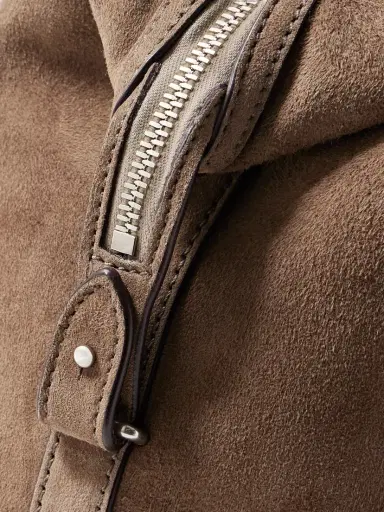 Métier Vérité City Medium Braided Leather-trimmed Suede Tote | Thumbnail 4