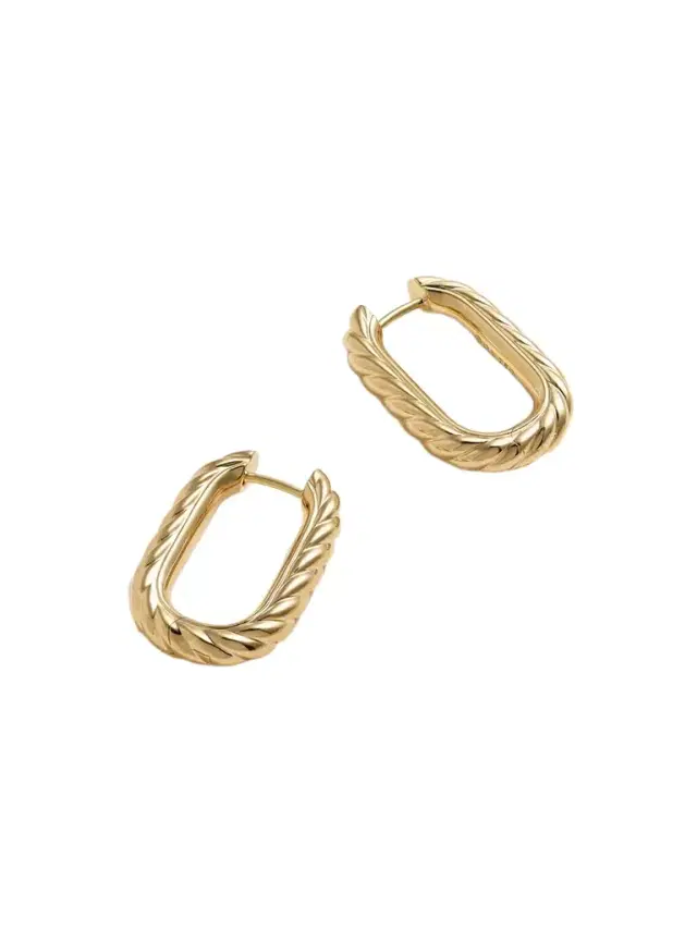 David Yurman Dy Madison® 18-karat Gold Hoop Earrings
