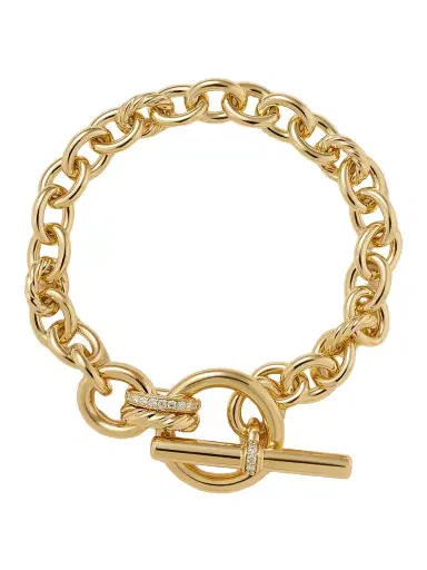 David Yurman Dy ercer® 18-karat Gold Diamond Bracelet | Thumbnail 1 David Yurman Dy ercer® 18-karat Gold Diamond Bracelet | Thumbnail 1