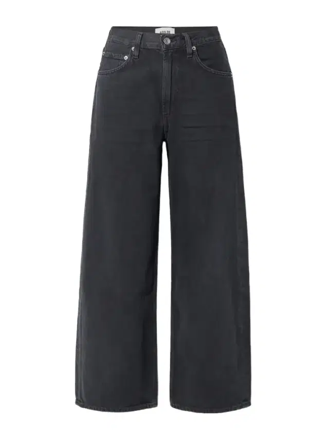 Low Curve Crop High-rise Wide-leg Jeans