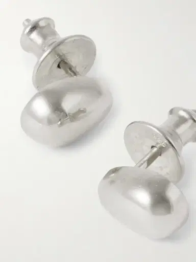 Sophie Buhai Tiny Egg Silver Earrings | Thumbnail 3