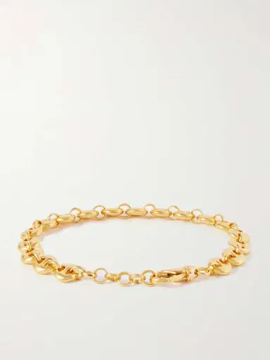 Sophie Buhai Small Circle Link Gold Vermeil Bracelet | Thumbnail 3