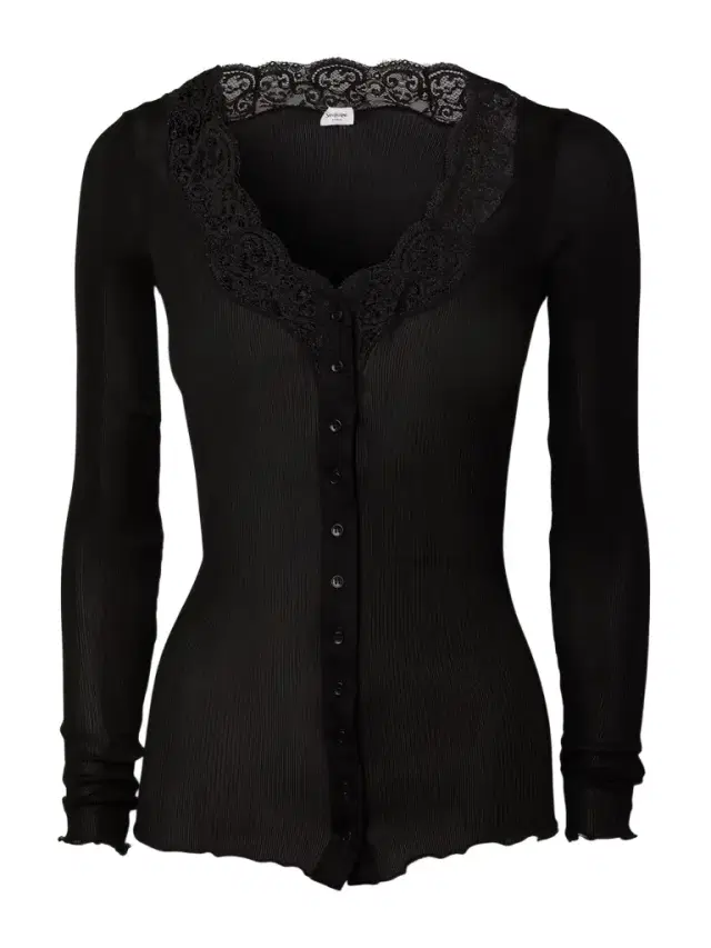 Lace-trimmed Ribbed Silk-jersey Cardigan