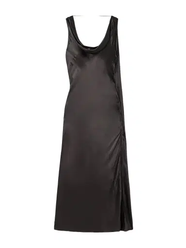 Acne Studios Open-back Draped Silk-satin Midi Dress | Thumbnail 1 Acne Studios Open-back Draped Silk-satin Midi Dress | Thumbnail 1