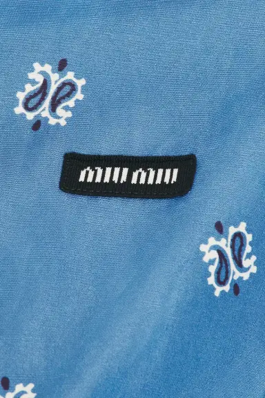 Miu Miu Short Sleeve Shirt | Thumbnail 5 Miu Miu Short Sleeve Shirt | Thumbnail 5