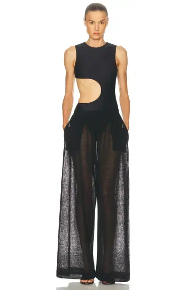 Alaïa ALAΪA Cutout One Piece Swimsuit | Thumbnail 5