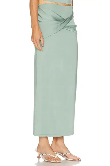SIMKHAI Vienna Midi Skirt | Thumbnail 2 SIMKHAI Vienna Midi Skirt | Thumbnail 2