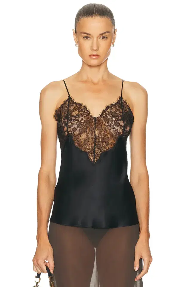 NILI LOTAN Mabelle Lace Cami Top